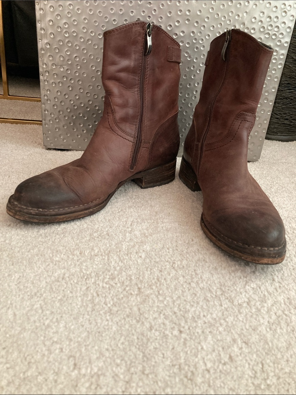 Alberto Fermani side zip boots